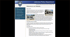 Desktop Screenshot of lakeviewpolice.com